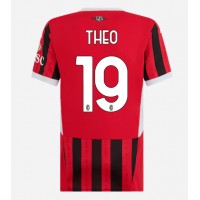 AC Milan Theo Hernandez #19 Hjemmedrakt Dame 2024-25 Kortermet